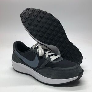 Mens Nike Waffle NAV Gray/Black FJ4195-001 NEW with mark sz 10